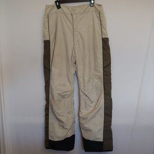 Columbia Sportswear Mens Ski Snow Pants Tan/Taupe Waterproof Large